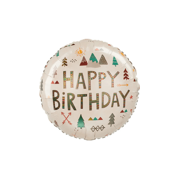 18" Wilderness Birthday Foil Balloon