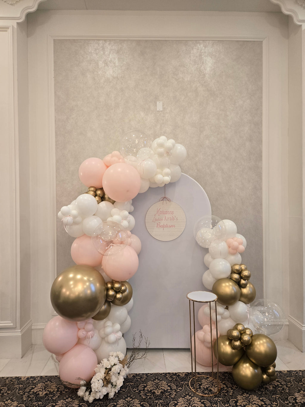 Baby Baptism Backdrops