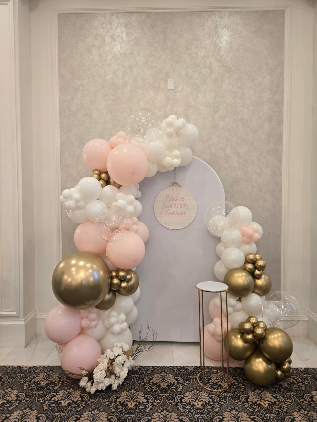 Baby Baptism Backdrops