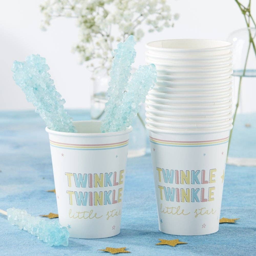 Twinkle Twinkle 8 oz. Paper Cups (Set of 16)